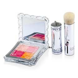 Jill Stuart Mix Blush Compact N (4 Color Blush Compact + Brush) - # 02 Fresh Apricot 8g/0.28oz