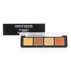 Make Up For Ever Pro Sculpting Palette 4 in 1 Face Contouring Palette - # 40 Tan 10g/0.32oz