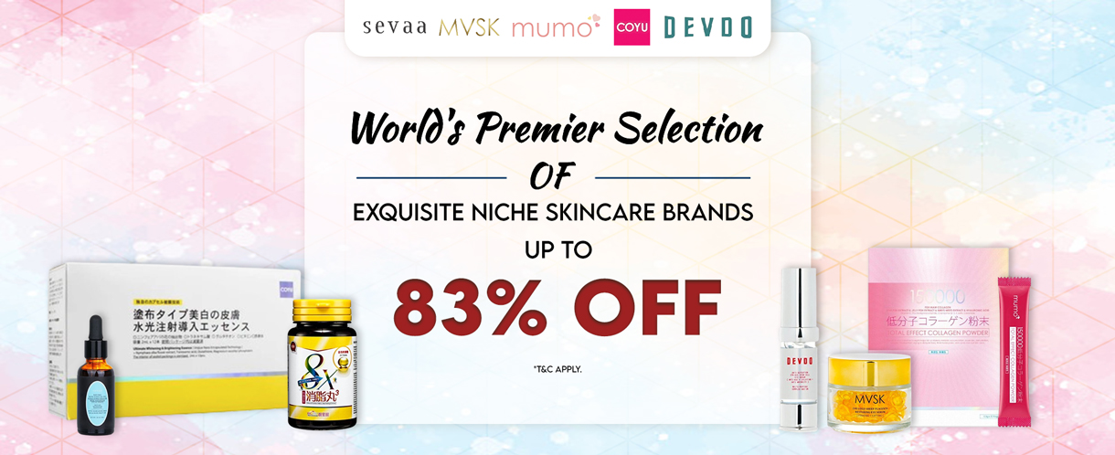 Discover top-tier skincare brands at unbeatable discounts, up to 50% off! Elevate your beauty routine with our curated collection of luxurious niche products