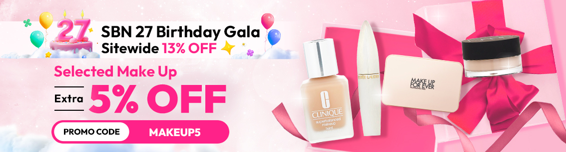SBN 27th Birthday Gala | 2 Beauty Picks = Extra 5% off Discount