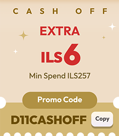 Cash off Extra ILS6