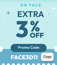 Extra 3% off On Face