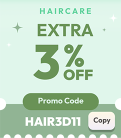 Extra 3% off on Haircare​