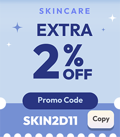 Extra 2% off on Skincare​  ​