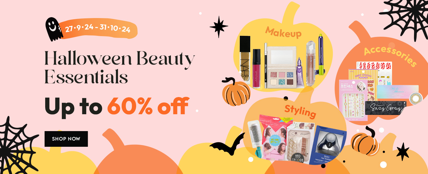 Get all your Halloween inspiration in one place! Snag Sisley, By Terry, NYX, Guerlain and other high-end brands with up to 60% off discount!