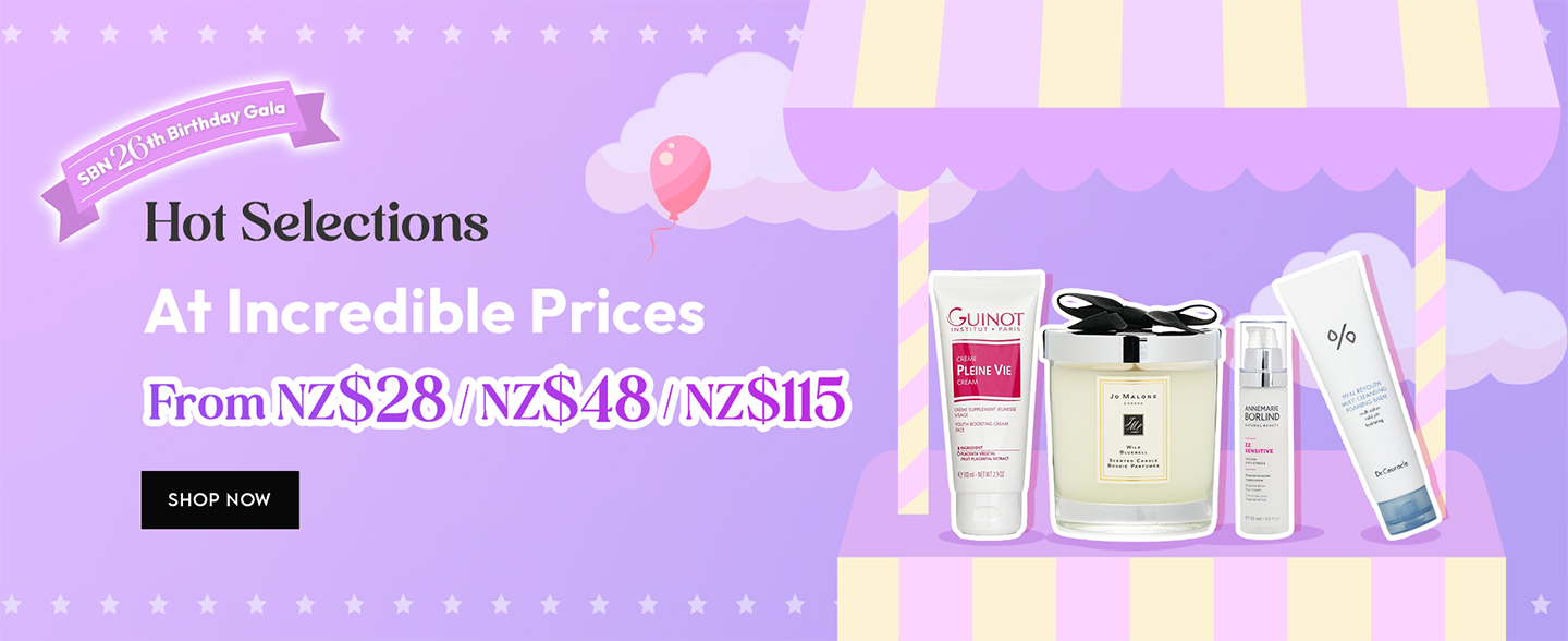 Seize the opportunity to enjoy exclusive offer of incredible fixed prices at SBN 26th Birthday Gala! Stock up on your beauty faves with BIG saving.