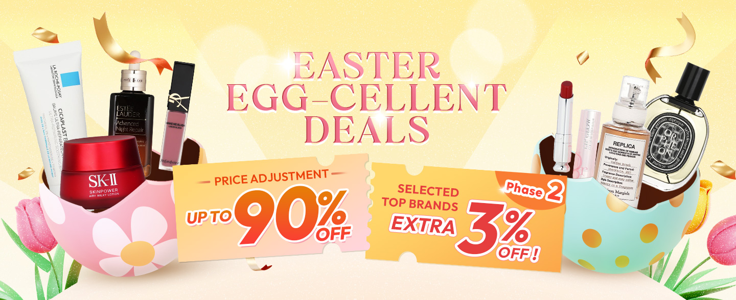 Get ready to crack open some egg-cellent deals with Strawberrynet this Easter! Let’s dive into our Easter Coupon Zone, Easter Mega Sale and Shop and Get Free Goodies to achieve that egg-cellent look!