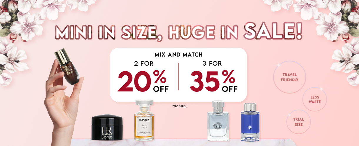 Strawberrynet presents unbeatable deals: Buy 2 & Get 20% Off, Buy 3 & Get 25% Off on our Miniature Fragrance & Skincare Collection!