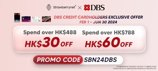 Strawberrynet X DBS exclusive offer! Ente promotion codes 'SBN24DBS' to enjoy great discount!