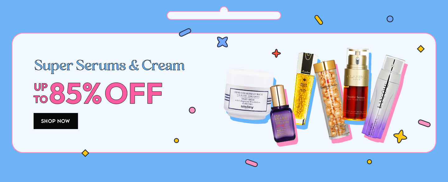 Enjoy deep discounts of up to 85%Off of Super Serums & Cream. This Autumn Must-have! SHOP NOW!