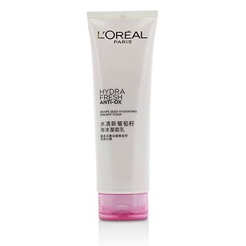L'Oreal Hydrafresh Anti-Ox Grape Seed Hydrating Creamy Foam 125ml/4.2oz
