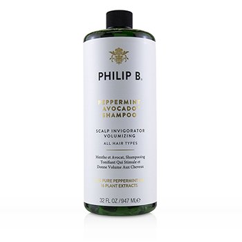 Philip B Peppermint Avocado Shampoo (Scalp Invigorator Volumizing - All Hair Types) 947ml/32oz