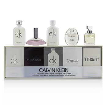 Calvin Klein Miniature Coffret: CK One EDT 10ml + Euphoria EDP 4ml + CK All EDT 10ml + Obsessed EDP 5ml + Eternity EDP 5ml 5pcs
