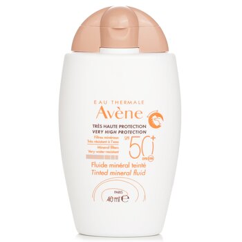 Avene Very High Protection Tinted Mineral Fluid SPF 50+ - For Sensitive & Intolerant Skin 40ml/1.3oz