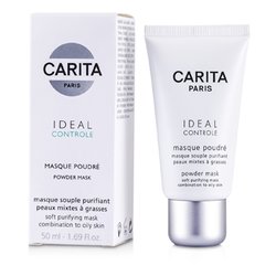 Carita Matująca maseczka do twarzy dla skóry mieszanej i tłustej Ideal Controle Powder Mask (Combination to Oily Skin) 50ml/1.69oz