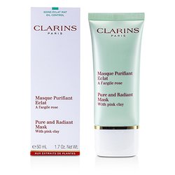 Clarins ماسک پاکسازی کننده و روشن کننده Truly Matte حاوی خاک رس صورتی 50ml/1.7oz