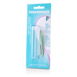 Tweezerman Mała pęseta skośna Mini Slant Tweezer - Green Tea