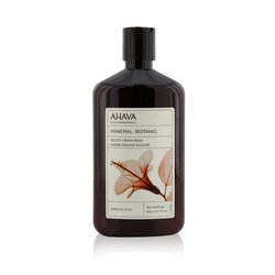Ahava غسول كريمي نباتي معدني مخملي - بالكركدية والتين (للبشرة شديدة الجفاف) 500ml/17oz