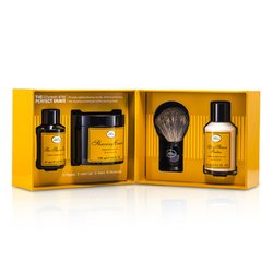 The Art Of Shaving The 4 Elements Of The Perfect Shave - Lemon (Pre Shave Oil+ Shave Crm+ A/S Balm+ Brush) 4pcs