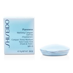 Shiseido Pó Base Pureness Matifying Compact s/ óleo SPF15 ( Estojo + Refil ) - # 50 Deep Ivory 11g/0.38oz