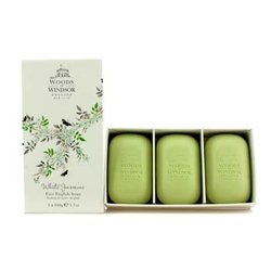 Woods Of Windsor Jaśminowe mydło w kostce White Jasmine Fine English Soap 3x100g/3.5oz