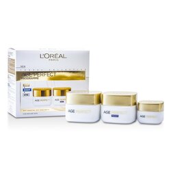 L'Oreal Programa Age Perfect : Crema de Día + Crema de Ojos + Crema de Noche 3pcs
