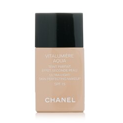 Chanel Rozświetlająco-nawilżający podkład w płynie Vitalumiere Aqua Ultra Light Skin Perfecting Make Up SFP 15 - # 40 Beige 30ml/1oz