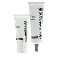 Dermalogica Age Smart Set: Overnight Retinol Repair 30ml + Buffer Cream 15ml (Unboxed) 2pcs