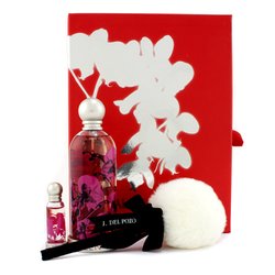 Jesus Del Pozo Kit Halloween Kiss: Eau De Toilette Spray 100ml/3.4oz + Pó Glitter para o Corpo 5g/0.17oz+ Miniature 4ml/0.13oz 3pcs