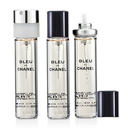 Chanel Męska woda toaletowa EDT Spray Bleu De Chanel Twist & Spray - wkład 3x20ml/0.7oz