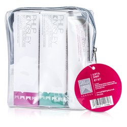 Philip Kingsley Soft & Shine Jet Set: šampon + regenerator + sredstvo za elastičnost 3pcs