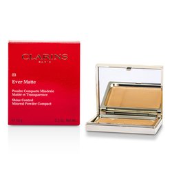 Clarins Pó compacto Ever Matte Shine Control Mineral Powder Compact - # 03 Transparent Warm 10g/0.35oz