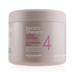AlfaParf Mascara capilar Lisse Design Keratin Therapy Rehydrating Mask (tamanho profissional) 500ml/17.63oz