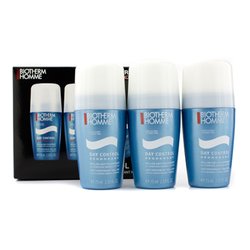 Biotherm Trío Viaje Homme: Desodorante Antitranspirante Rollon 3x75ml/2.53oz