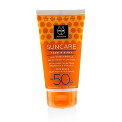 アピヴィータ Suncare Face & Body Sun Protection Milk SPF 50 With Sea Lavender & Propolis (Exp. Date: 12/2019) 150ml/5oz