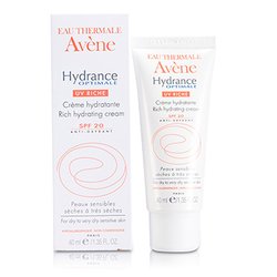 Avene Hydrance Optimale UV Rich Hydrating Cream SPF 20 - For Dry to Very Dry Sensitive Skin 40ml/1.35oz