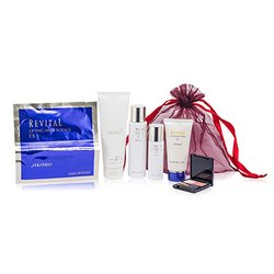 Shiseido Revital Set: Perfumed Shower Gel + Whitening Moisturizer EX II + Cleansing Foam II + Whitening Moisturizer EX II + Lifting Mask Science EX + Maquillage 6pcs