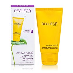 Decleor Aroma Purete 2 in 1 - ماسك بالاكسجين ينقى البشره (للبشرة المختلطة للبشرة الدهنية) 50ml/1.69oz