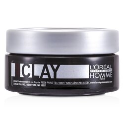 L'Oreal Professionnel Homme Clay (Arcilla Mate Fijación Fuerte) 50ml/1.7oz