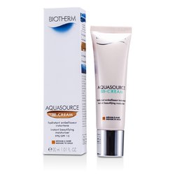 ไบโอเธิร์ม บีบีครีม Aquasource - Medium To Gold 30ml/1.01oz