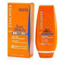 Lancaster Sun Beauty Шелковистое Молочко для Быстрого Загара SPF 15 (для Лица и Тела) 125ml/4.2oz