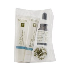 Eminence Set Iniciador de Limpieza de la Piel (Para Piel Propensa al Acné) 4pcs+1bag