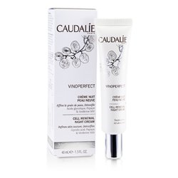 Caudalie ครีมฟื้นฟูผิวใหม่กลางคืน Vinoperfect 40ml/1.3oz