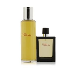 Hermes Terre D'Hermes Pure Άρωμα EDΡ Ανταλλακτικό Σπρέυ 30ml/1oz + Ανταλλακτικό 125ml/4.2oz 2pcs