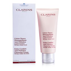 Clarins Extra-Comfort Anti-Pollution Cleansing Cream 200ml/6.6oz