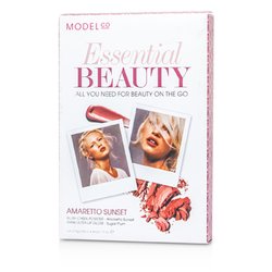 ModelCo Essential BeautySunset (1x Blush Cheek Powder -poskipuna, 1x Shine Ultra huulikiilto) - Amaretto 2pcs