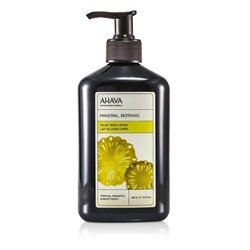 Ahava لوشن معدني نباتي مخملي للجسم - بالأناناس الإستوائي والخوخ الأبيض 400ml/13.5oz