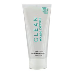 קלין Clean Warm Cotton ג׳ל רחצה ואמבט 177ml/6oz