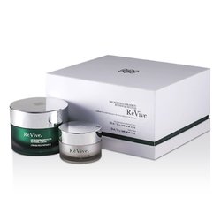 ReVive Microdermabrasion Renewal System: Renewal Creme 100ml/3.3oz + Gelee Calme 30ml/1oz (White Gift Box) 2pcs
