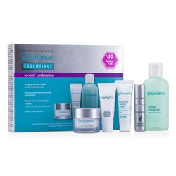 Exuviance Essentials Kit (Normal/ Combination): Cleansing Gel + Eye Complex + Masque + Evening Complex + Perfect 10 Serum 5pcs